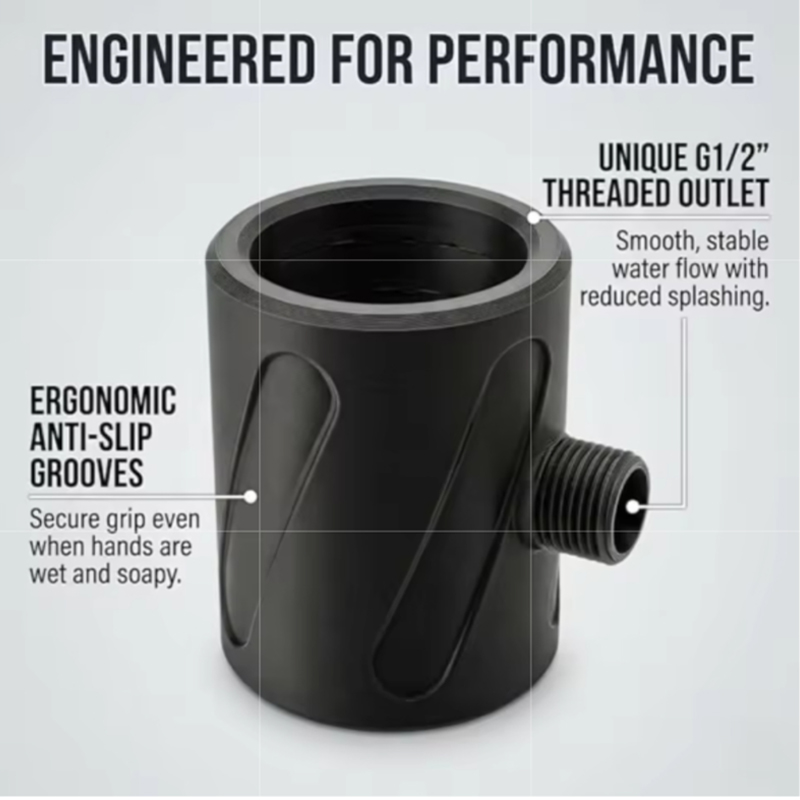 Men'S Grooming Gadgets - High Pressure Spiral Shower Nozzle Men