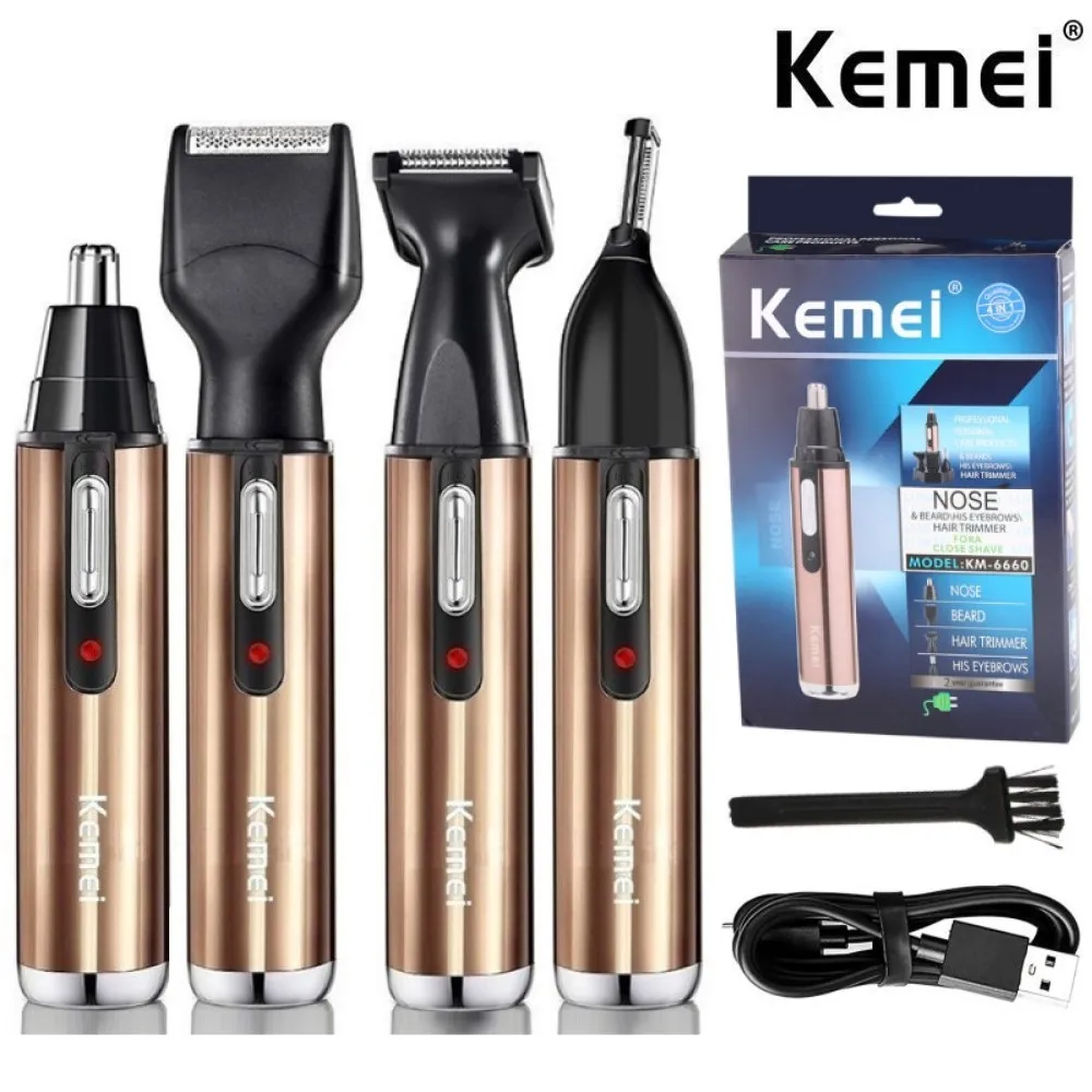Men'S Grooming Boxes - Kemei All In One Rechargeable Nose