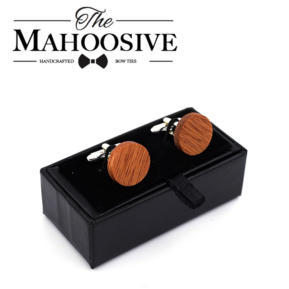Men'S Grooming Boxes - MAHOOSIVE Wooden Cufflinks Wedding Groom Anchor