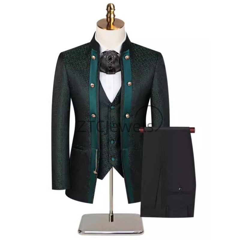 Men'S Grooming & Health Made Simple - 2026 New Chinese Style Men's Suit