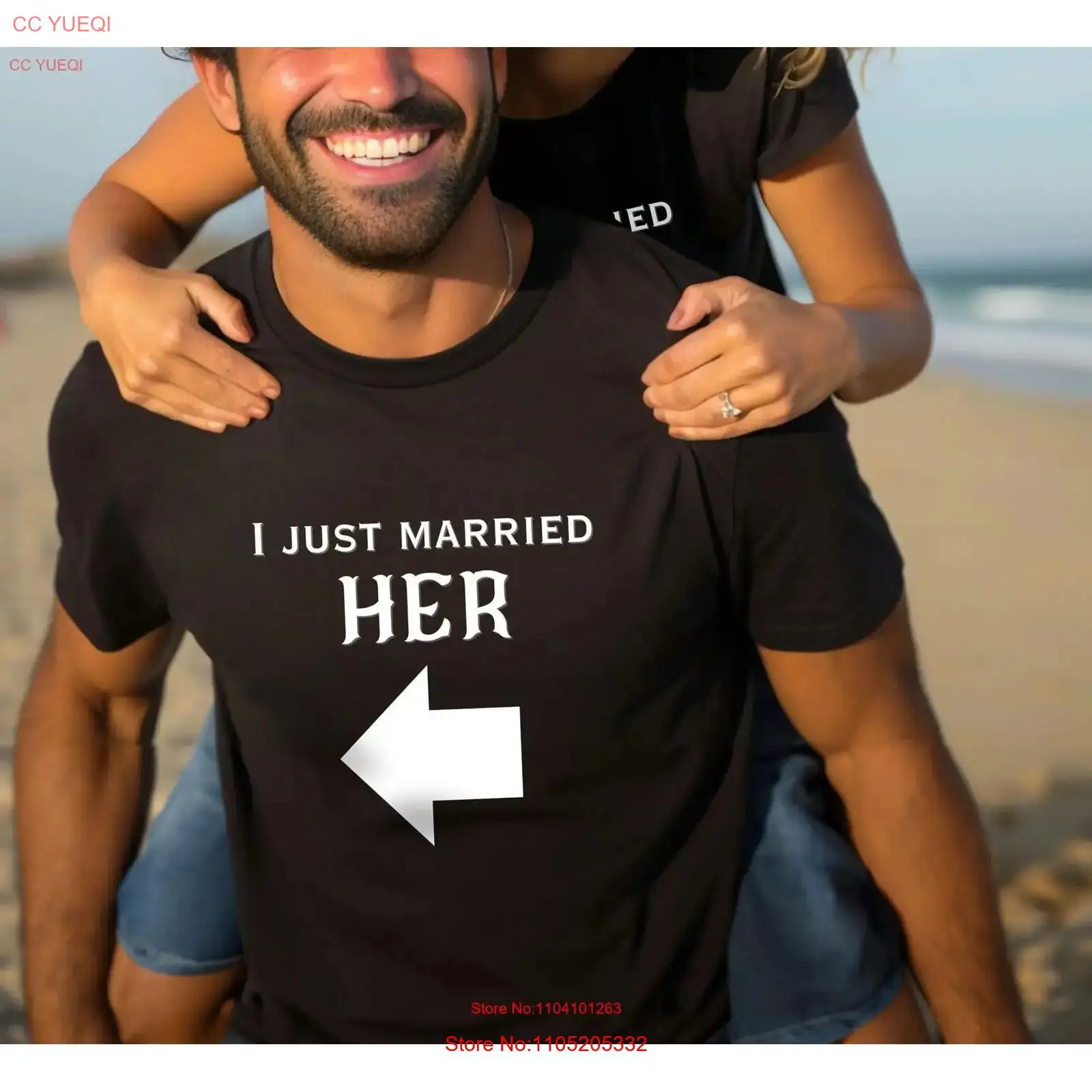 Men'S Grooming & Health Made Simple - Just Married Matching Couple T Shirt