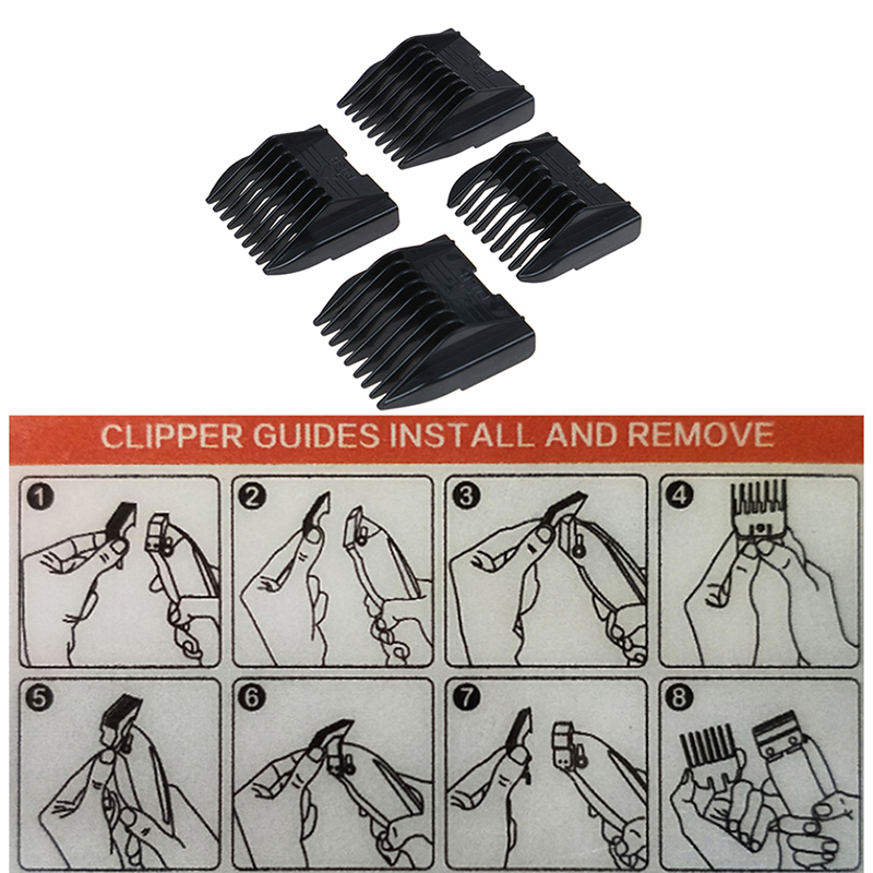 Hair Cutting Guide Comb 4Pcs S - Men'S Grooming Guide review and price