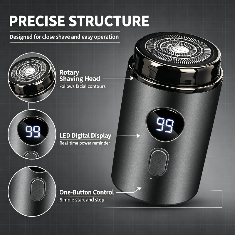 Rechargeable Waterproof Electr - Men'S Grooming Boxes review and price