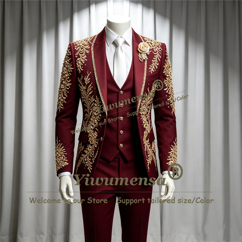 Luxury Crystals Beadwork Suit  - Mens Grooming Kit Luxury review and price