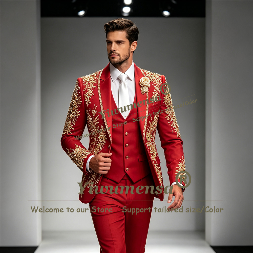Luxury Crystals Beadwork Suit  - Mens Grooming Kit Luxury review and price