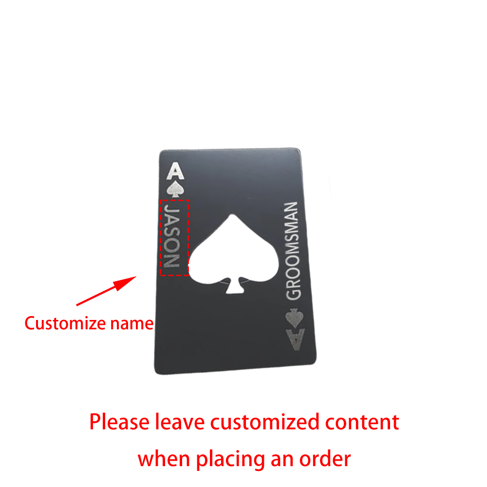 Custom Ace of Spades Groomsmen - Men'S Grooming For Engagement review and price