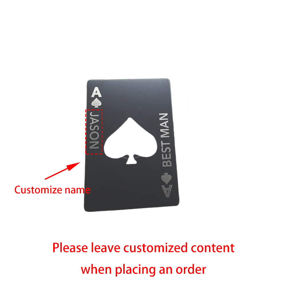 Custom Ace of Spades Groomsmen - Men'S Grooming For Engagement review and price