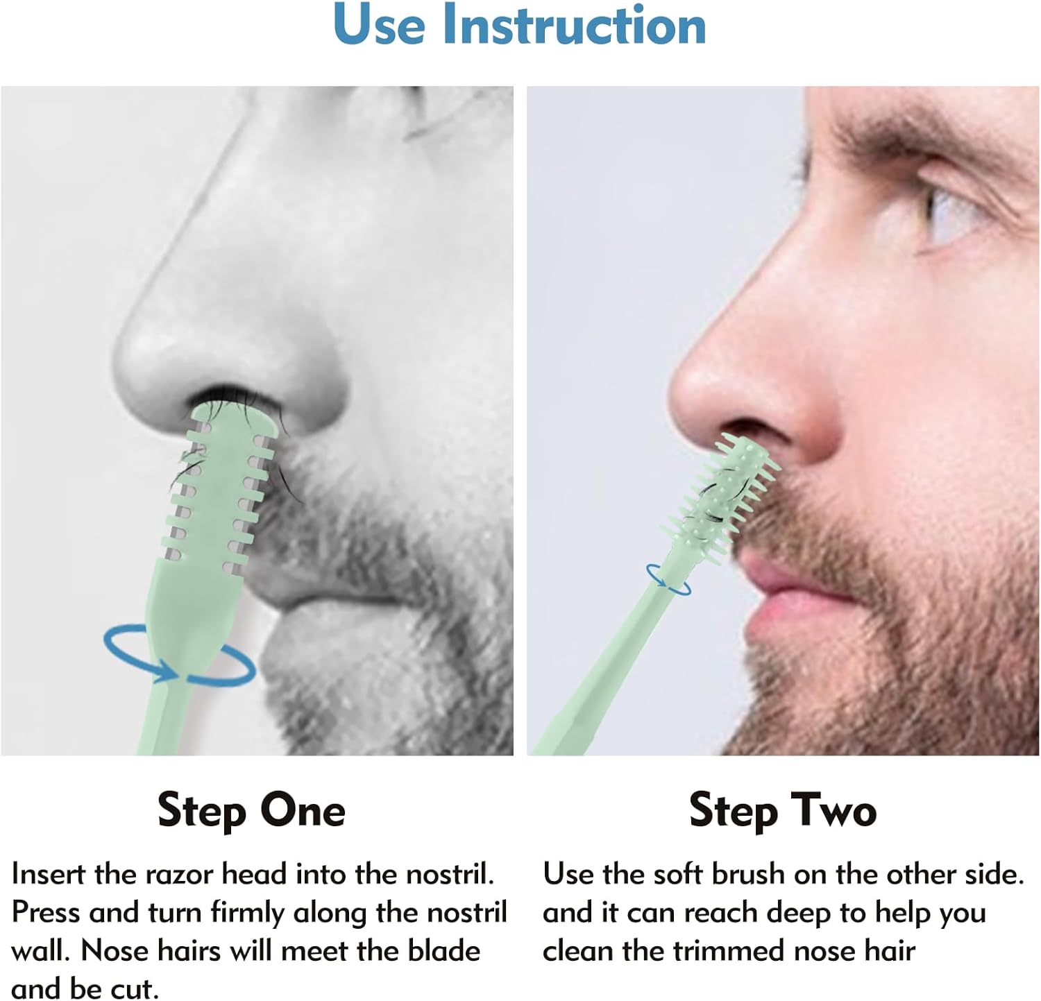 5/20/50Pcs 2-in-1 Nasal Cutter - Grooming Men'S Hair review and price