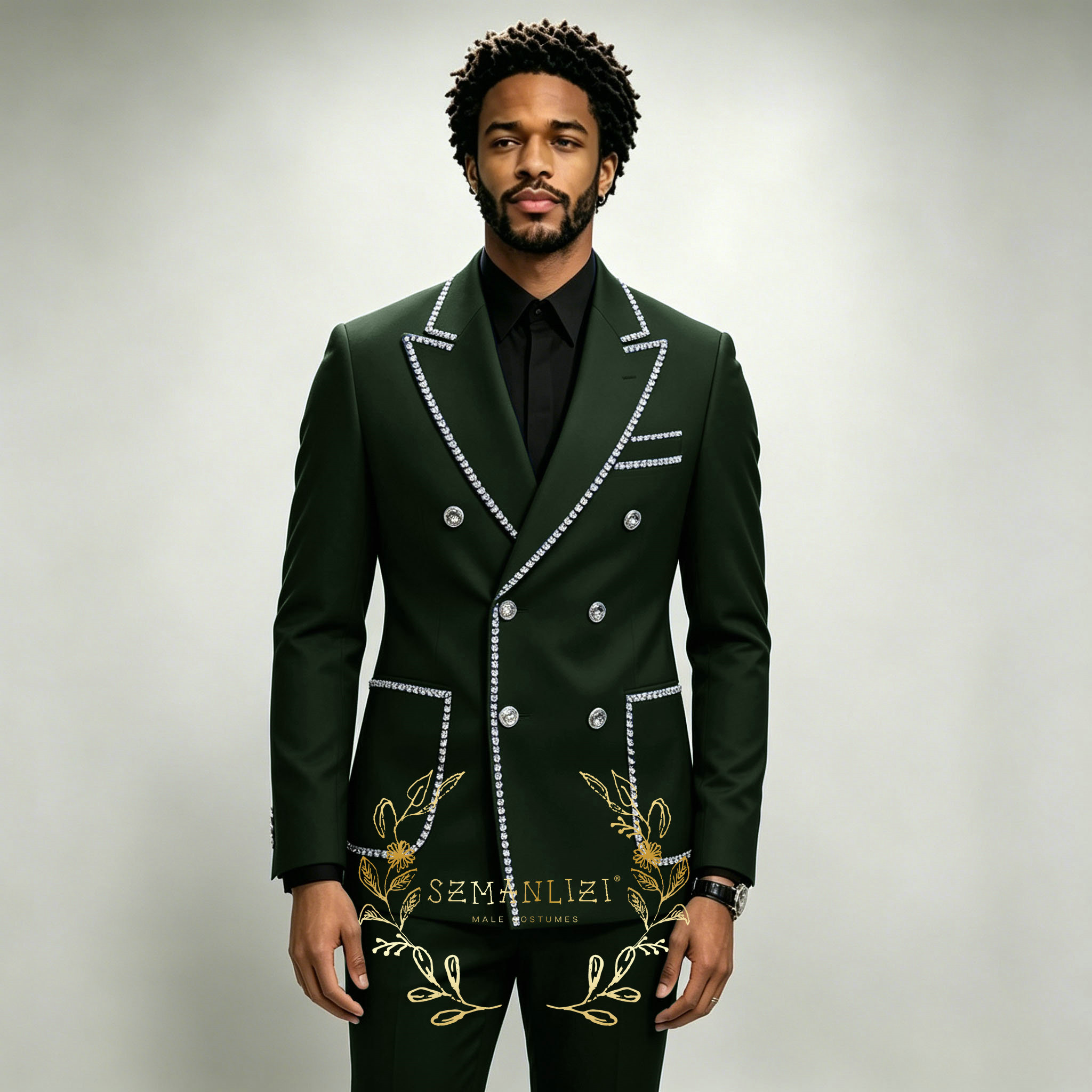 Luxury Men's Suits 2 Pieces Ro - Mens Grooming Kit Luxury review and price