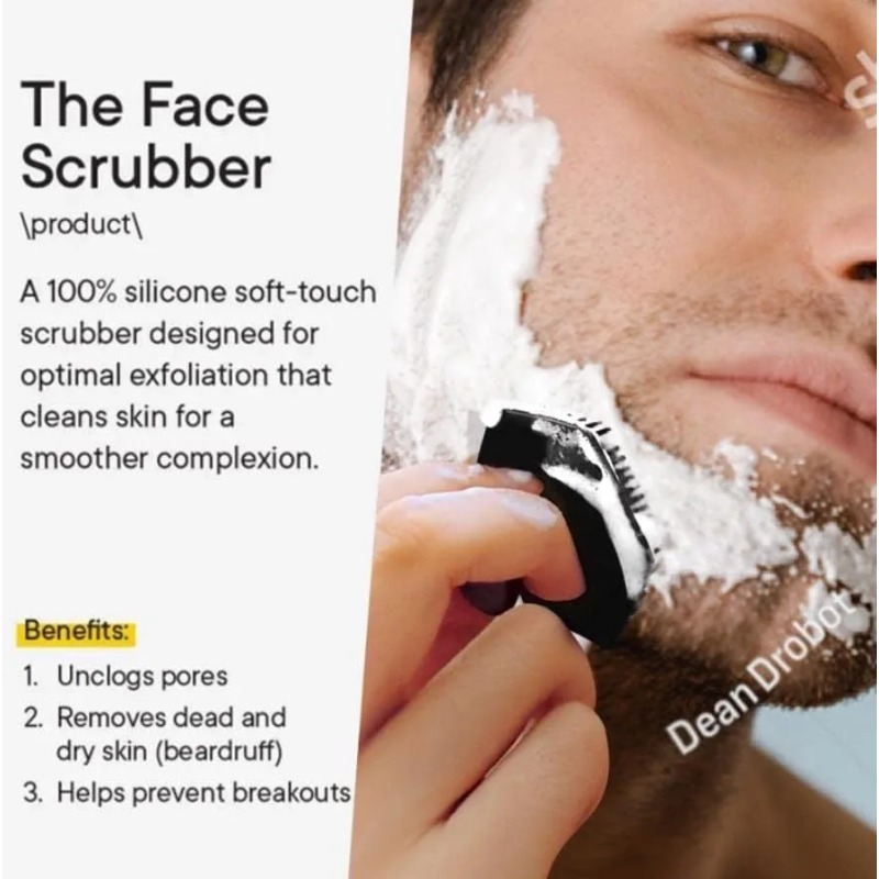 1 Silicone Facial Cleaning Bru - Grooming Men'S Hair review and price