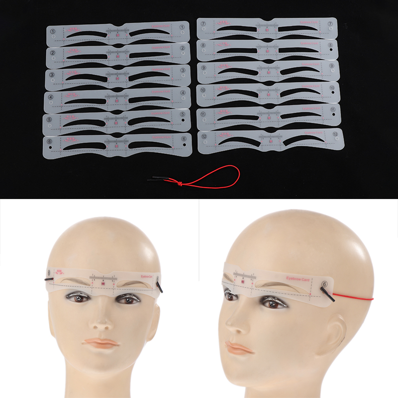 12Pcs Eyebrow Stencil Set Reus - Men'S Grooming Guide review and price