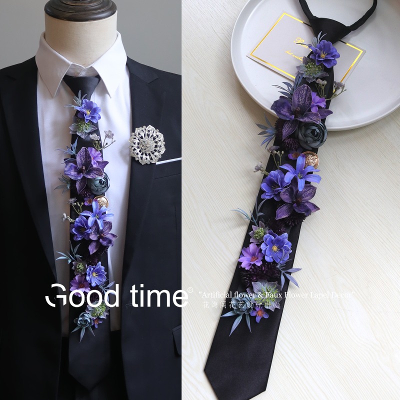Tie flower simulation flower,  - Men Grooming Home review and price