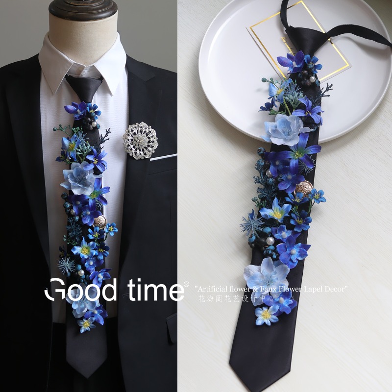 Tie flower simulation flower,  - Men Grooming Home review and price