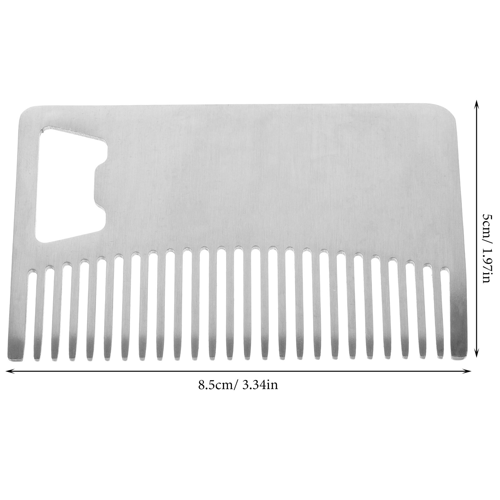 Stainless Steel Beard Comb Por - Grooming Men'S Hair review and price