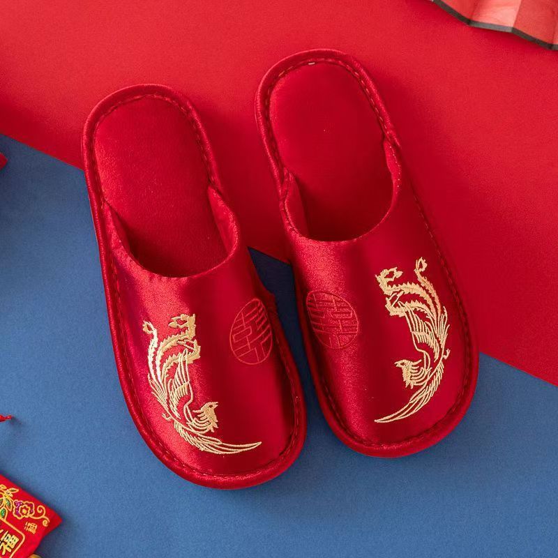 Men Silk Baotou Red Wedding Sl - Men Grooming Home review and price