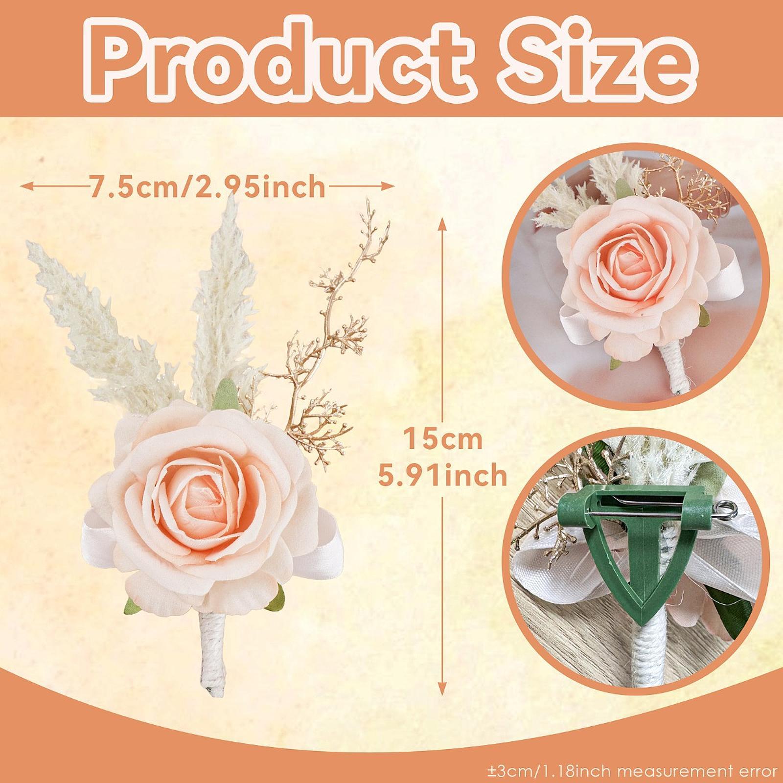 Elegant Rose Boutonniere Handm - Men Grooming Home review and price