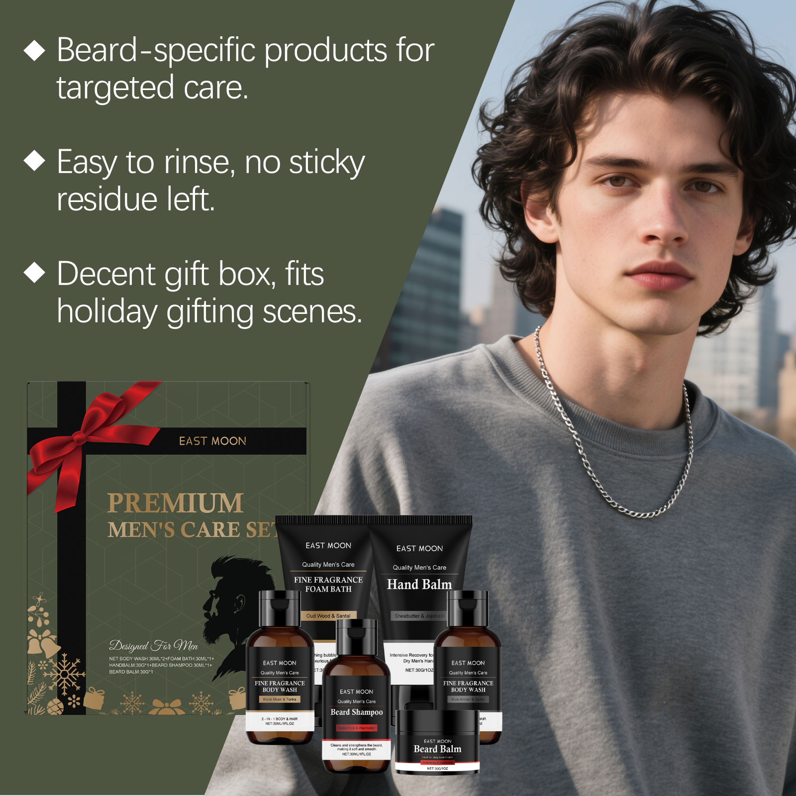 Men's Personal Care Set Beard  - Face Wash Mens review and price