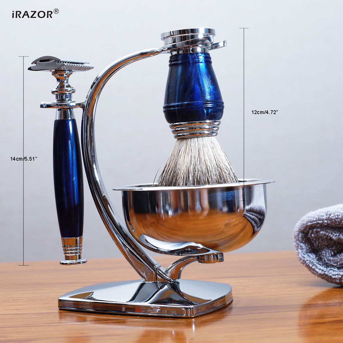 iRAZOR Royal Blue Luxury Men's - Mens Grooming Kit Luxury review and price