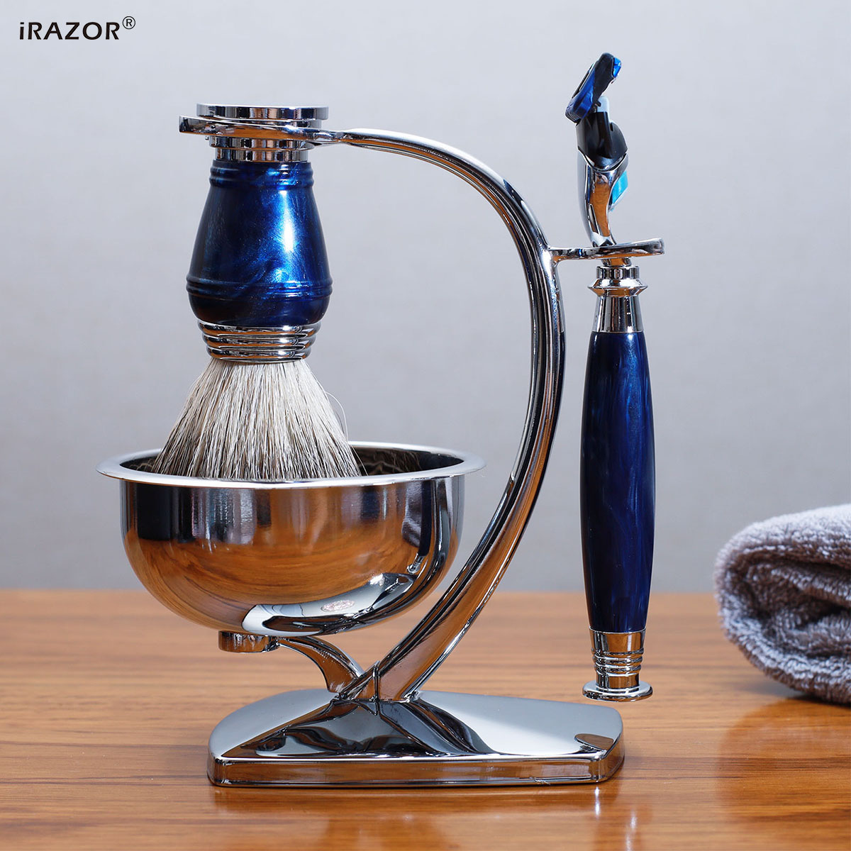 iRAZOR Royal Blue Luxury Men's - Mens Grooming Kit Luxury review and price