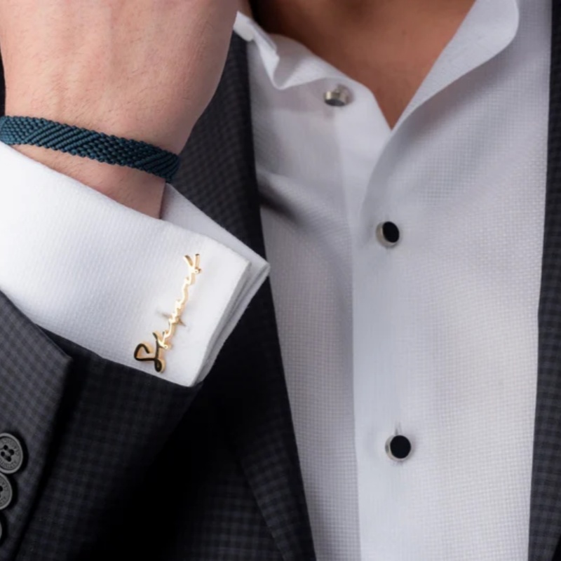 Custom Name Cufflinks 18K Gold - Men'S Grooming & Health Made Simple review and price