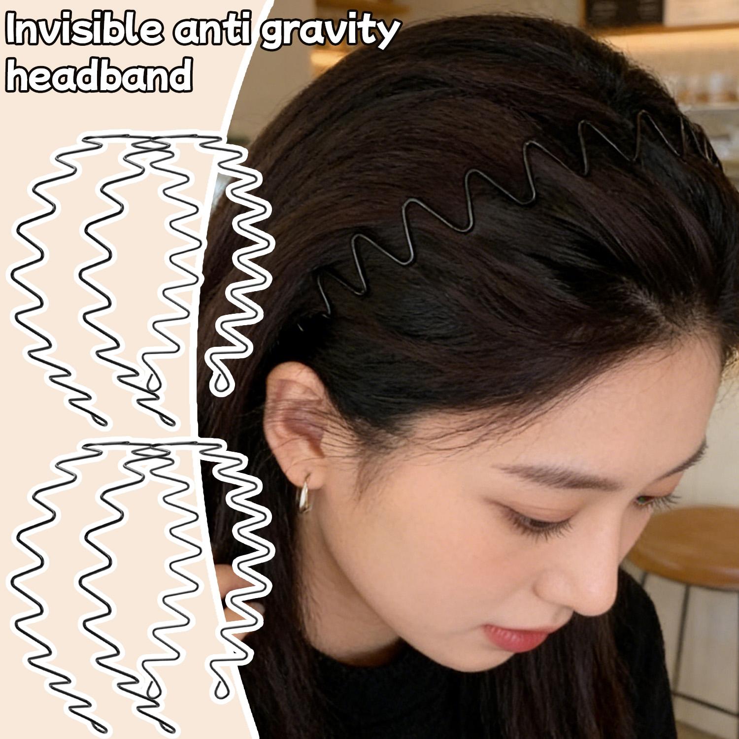 Invisible Metal Wavy Hair Hoop - Face Wash Mens review and price