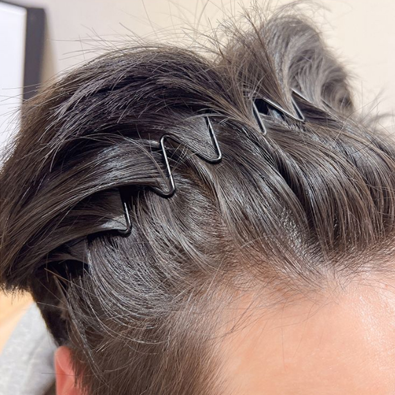 Invisible Metal Wavy Hair Hoop - Face Wash Mens review and price