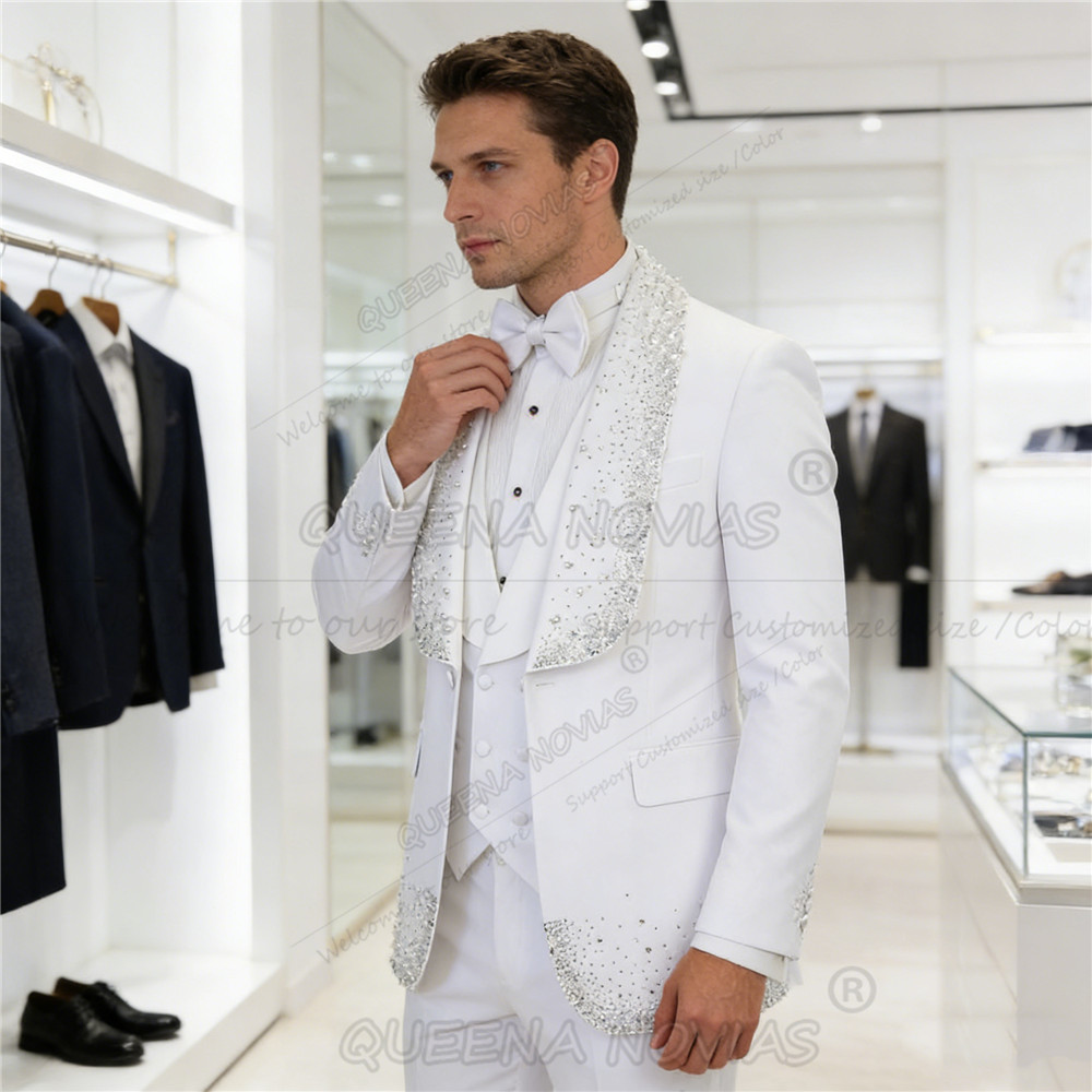 Luxury Beaded Stones Suits Men - Mens Grooming Kit Luxury review and price