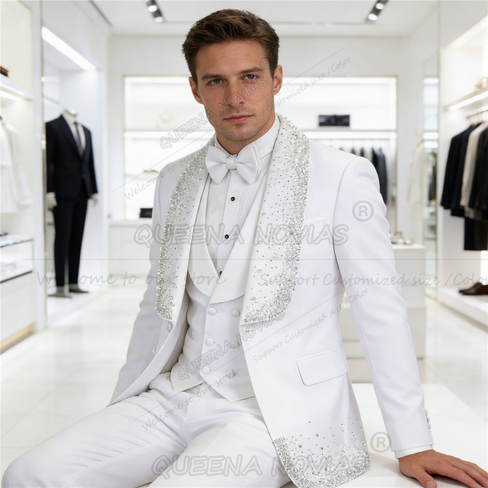 Luxury Beaded Stones Suits Men - Mens Grooming Kit Luxury review and price
