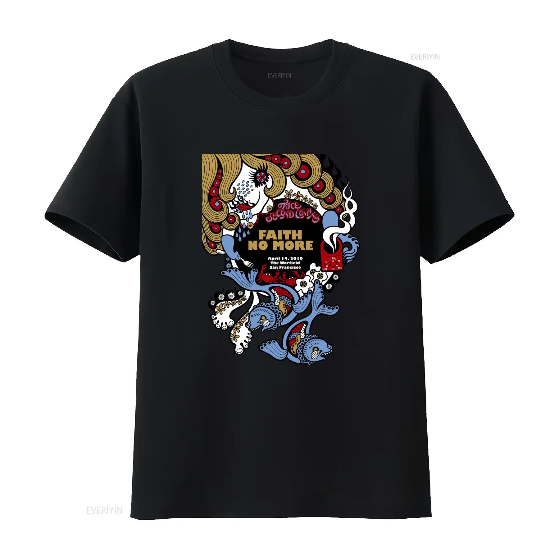 Faith No More T Shirt Face Sec - Face Wash Mens review and price